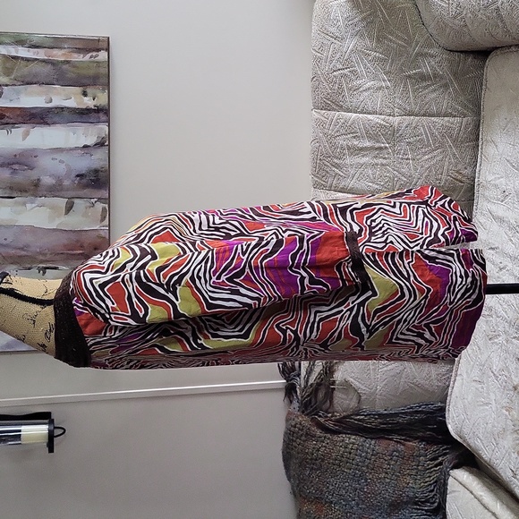 Etcetera Abstract Zebra Print Silk Tunic - Picture 2 of 7